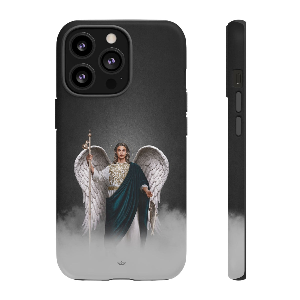 St. Raphael the Archangel Hard Phone Case (Dark) Copyright VENXARA