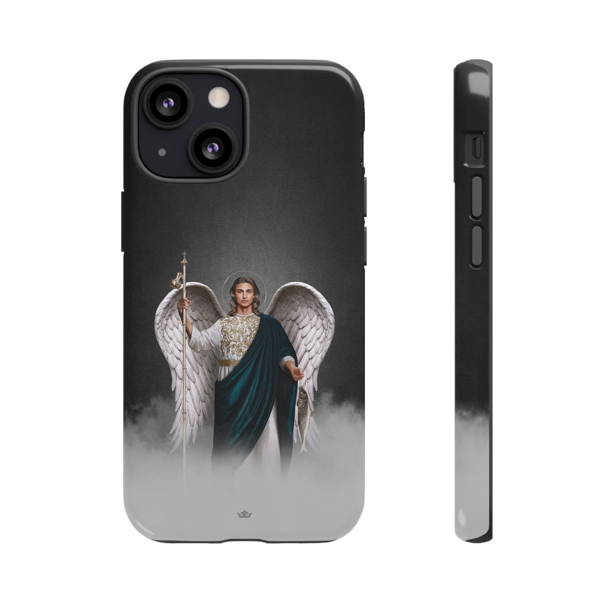 St. Raphael the Archangel Hard Phone Case (Dark) Copyright VENXARA