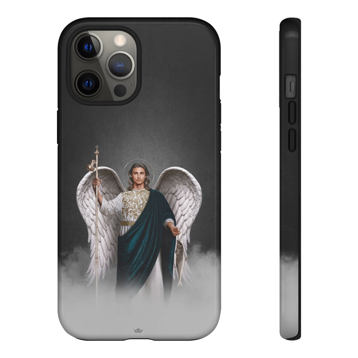 St. Raphael the Archangel Hard Phone Case (Dark) Copyright VENXARA