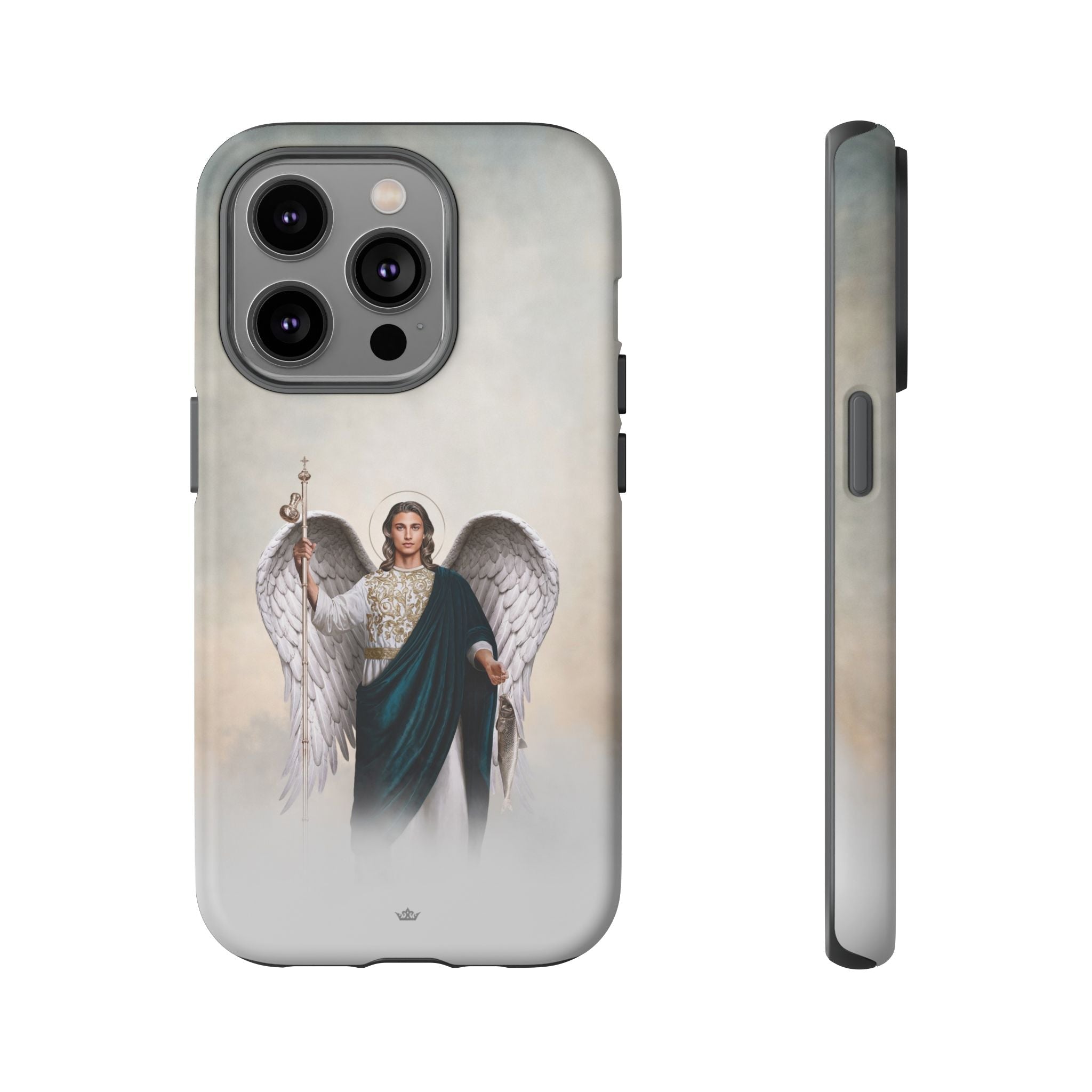 St. Raphael the Archangel Hard Phone Case (Light) - VENXARA