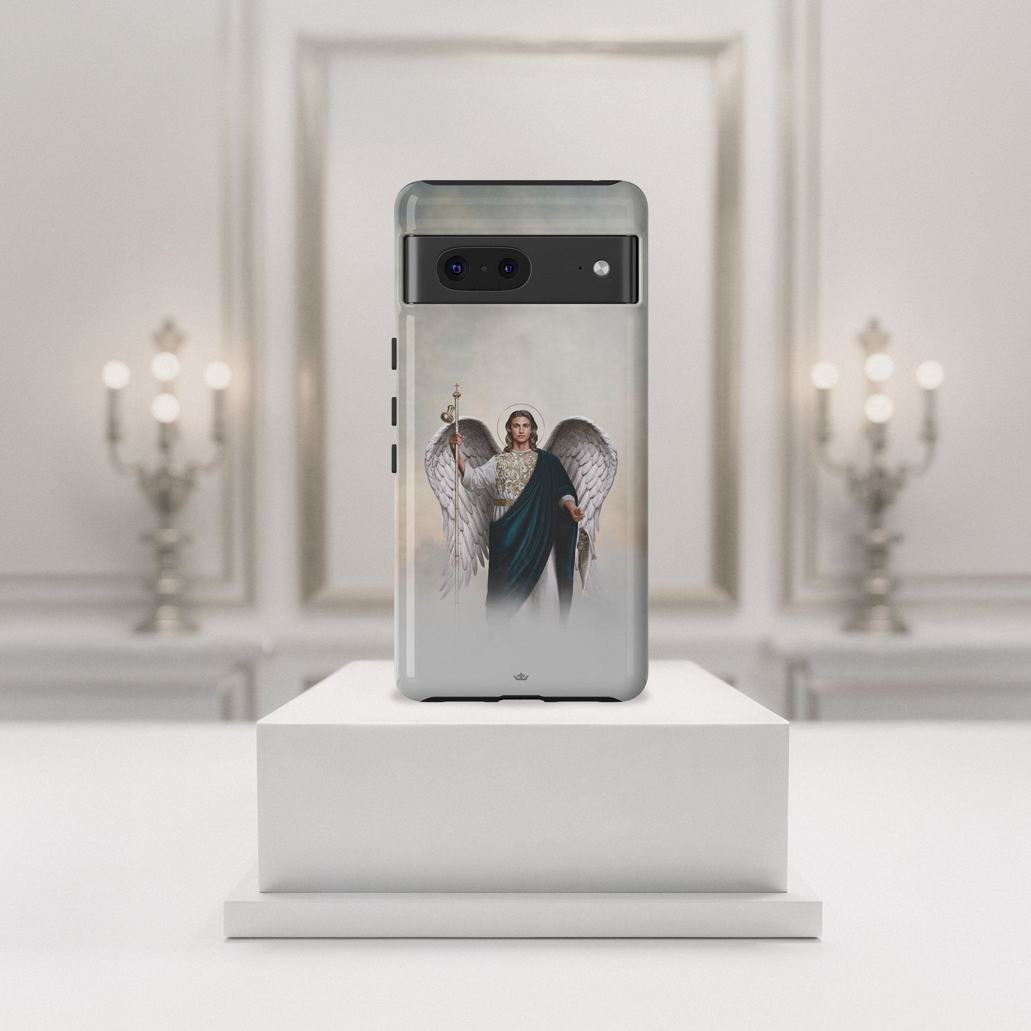 St. Raphael the Archangel Hard Phone Case (Light) - VENXARA