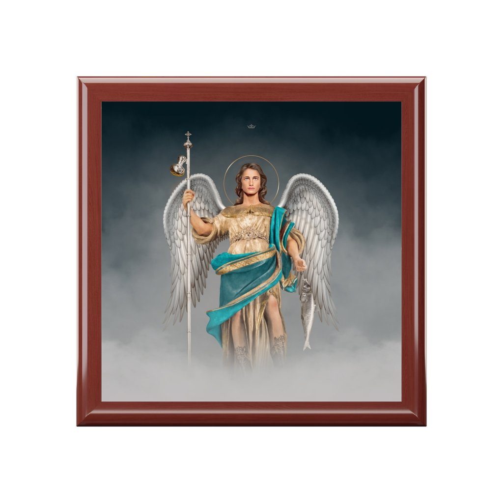 St. Raphael the Archangel Keepsake Box (Cloudscape) - VENXARA®