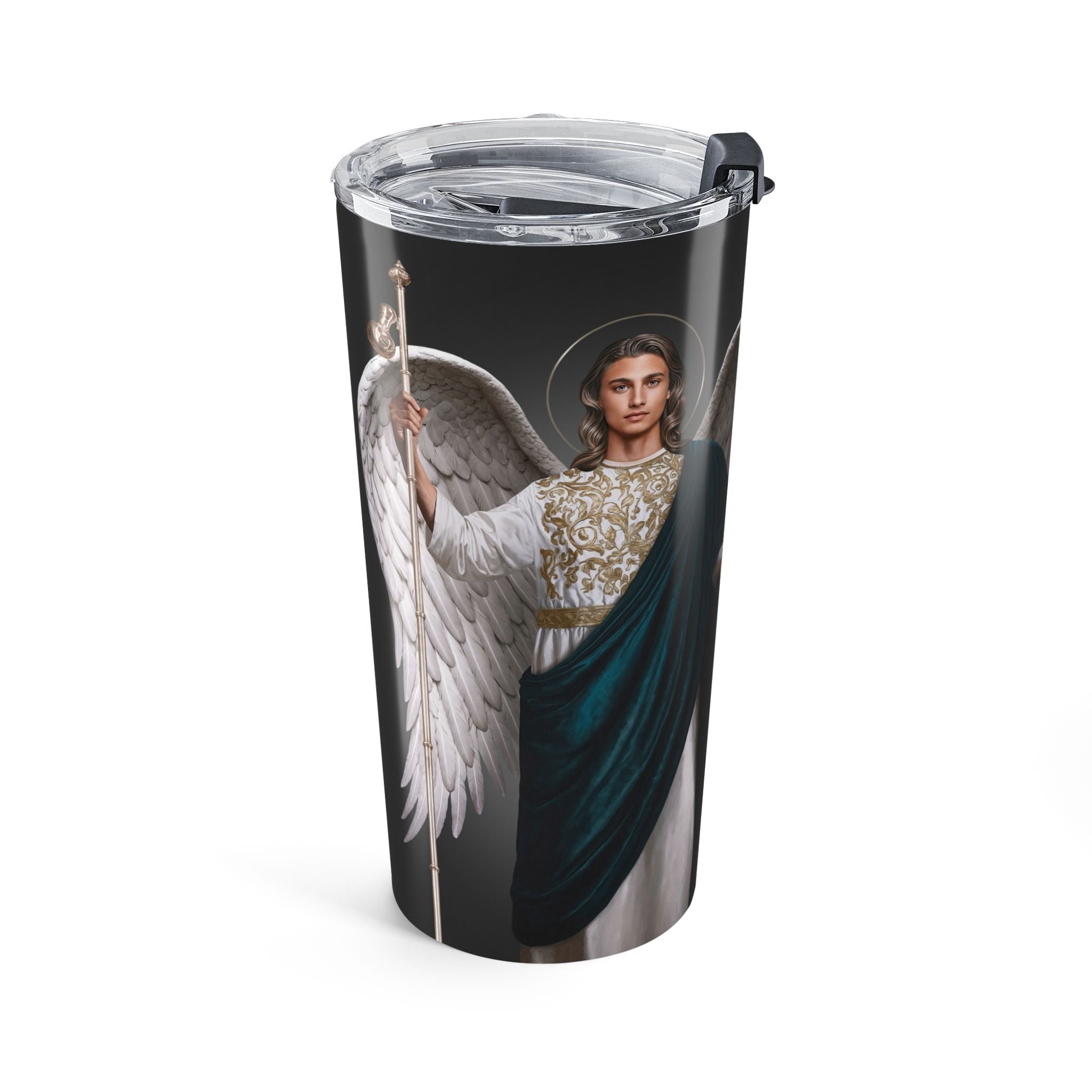 St. Raphael the Archangel Lord's Prayer Tumbler (Ash 20 oz) - VENXARA