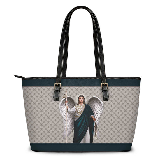 St. Raphael the Archangel Tote Bag (Sand)