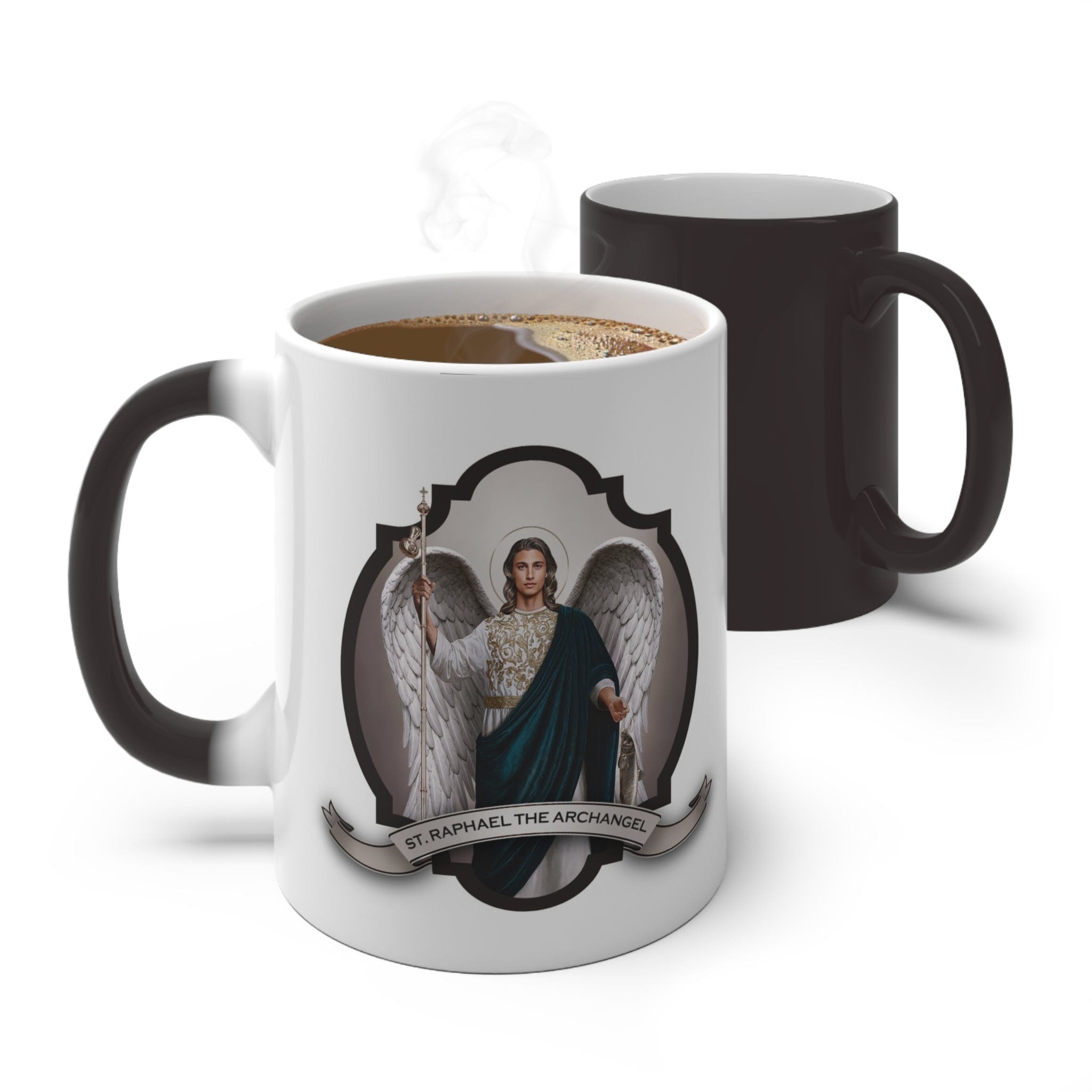 St. Raphael the Archangel Transitional Mug Copyright VENXARA