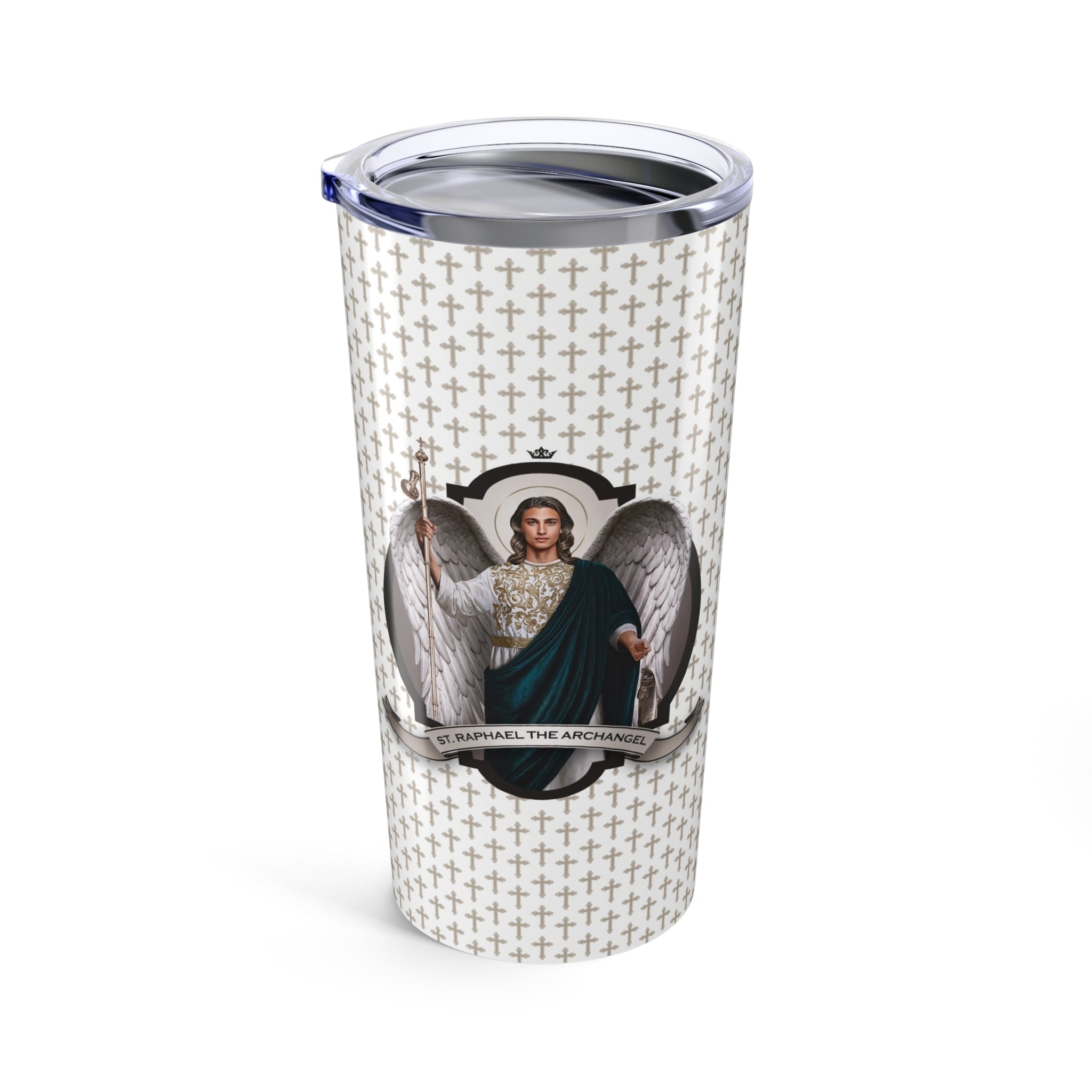 St. Raphael the Archangel Tumbler 20 oz. - VENXARA®