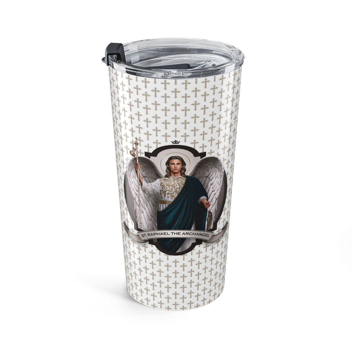 St. Raphael the Archangel Tumbler (Crosses 20 oz) Copyright VENXARA