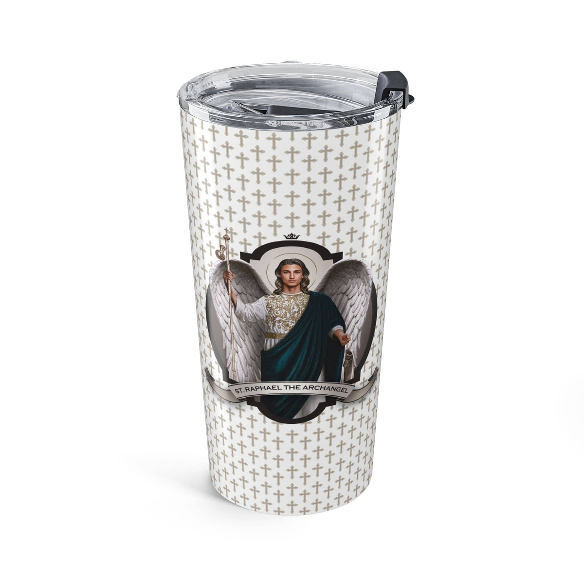 St. Raphael the Archangel Tumbler (Crosses 20 oz) Copyright VENXARA