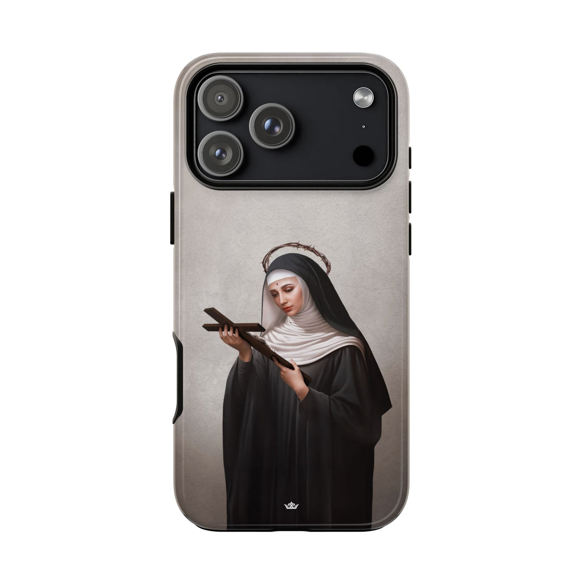 St. Rita of Cascia Hard Phone Case (Light) Copyright VENXARA