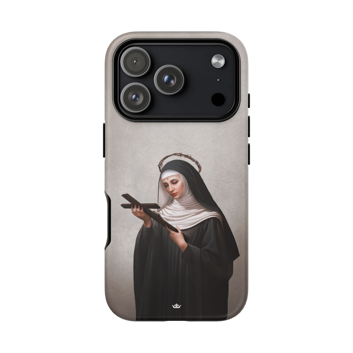 St. Rita of Cascia Hard Phone Case (Light) Copyright VENXARA