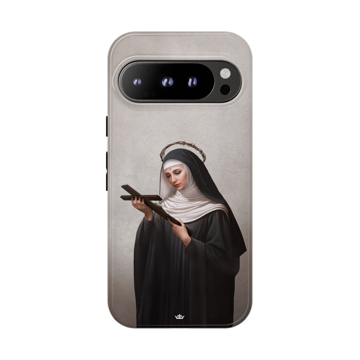 St. Rita of Cascia Hard Phone Case (Light) Copyright VENXARA