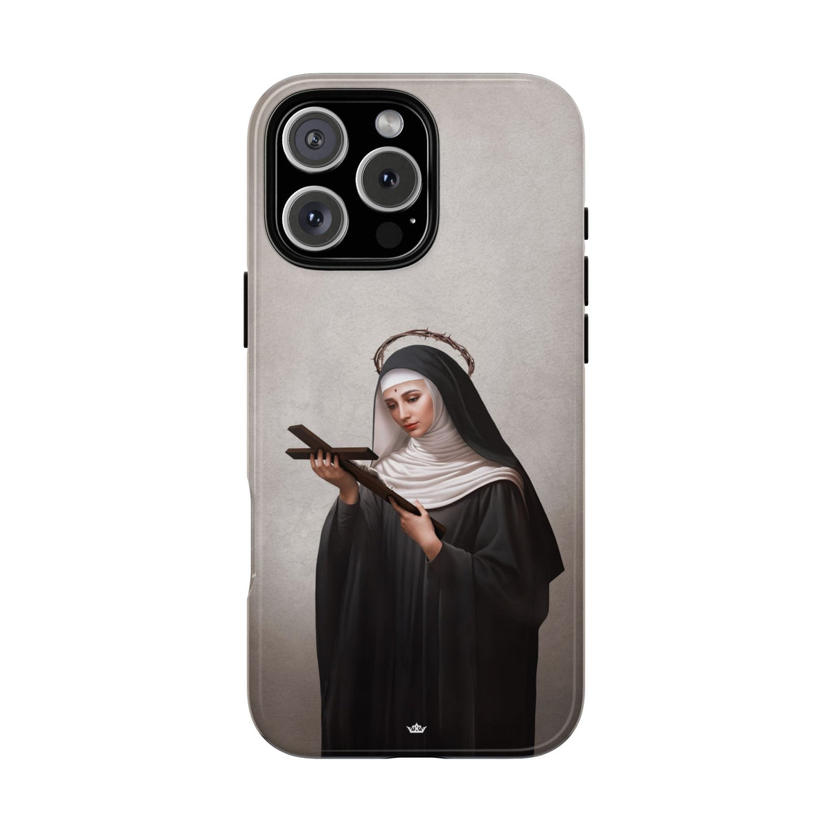 St. Rita of Cascia Hard Phone Case (Light) Copyright VENXARA