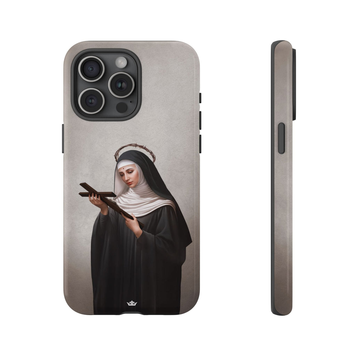St. Rita of Cascia Hard Phone Case (Light) Copyright VENXARA
