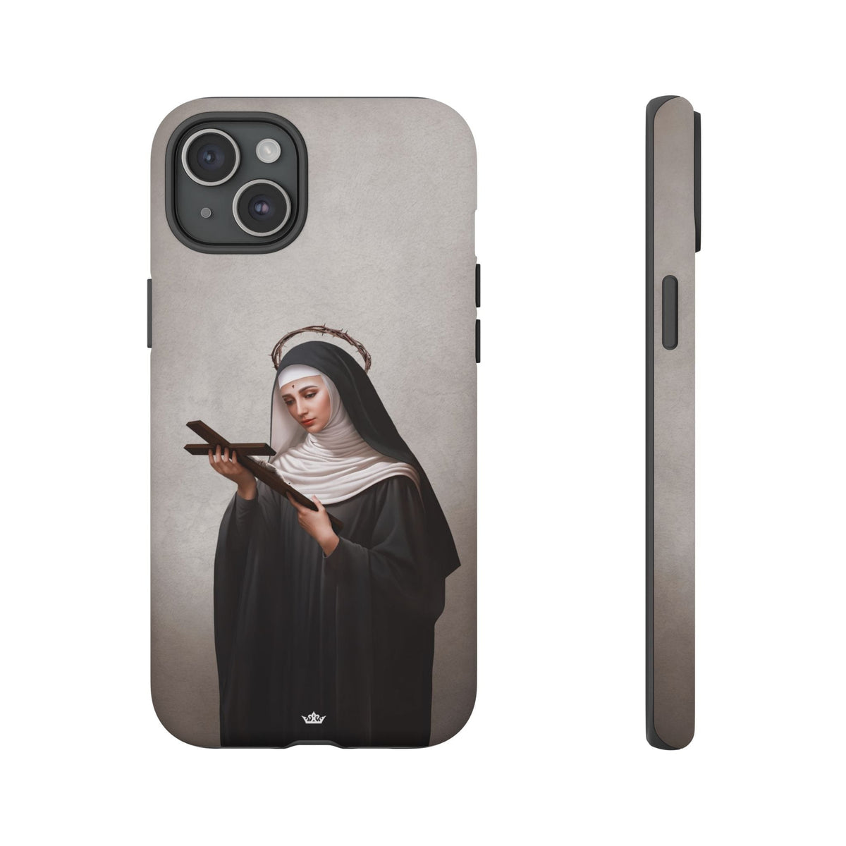 St. Rita of Cascia Hard Phone Case (Light) Copyright VENXARA