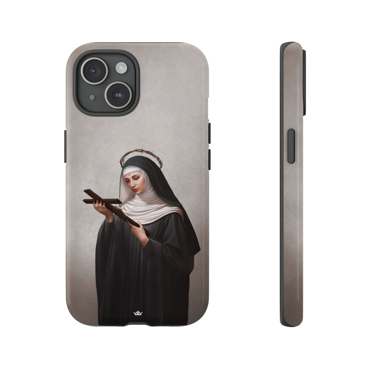St. Rita of Cascia Hard Phone Case (Light) Copyright VENXARA