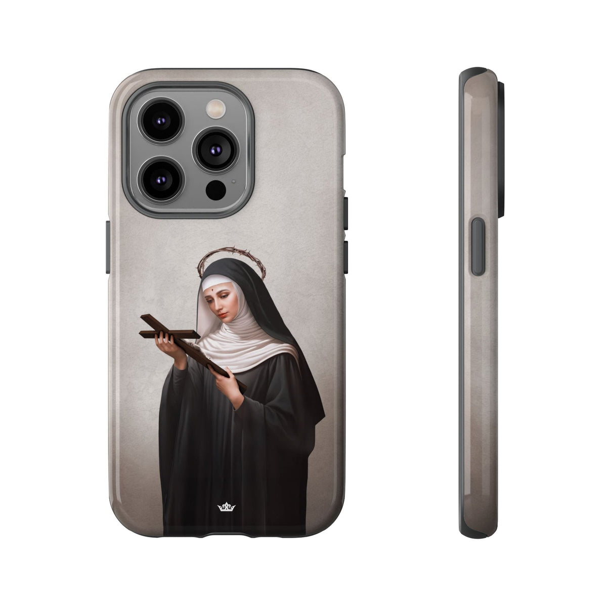 St. Rita of Cascia Hard Phone Case (Light) Copyright VENXARA