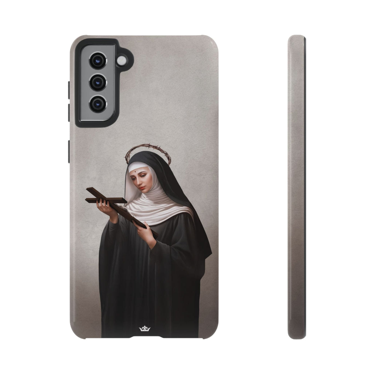 St. Rita of Cascia Hard Phone Case (Light) Copyright VENXARA