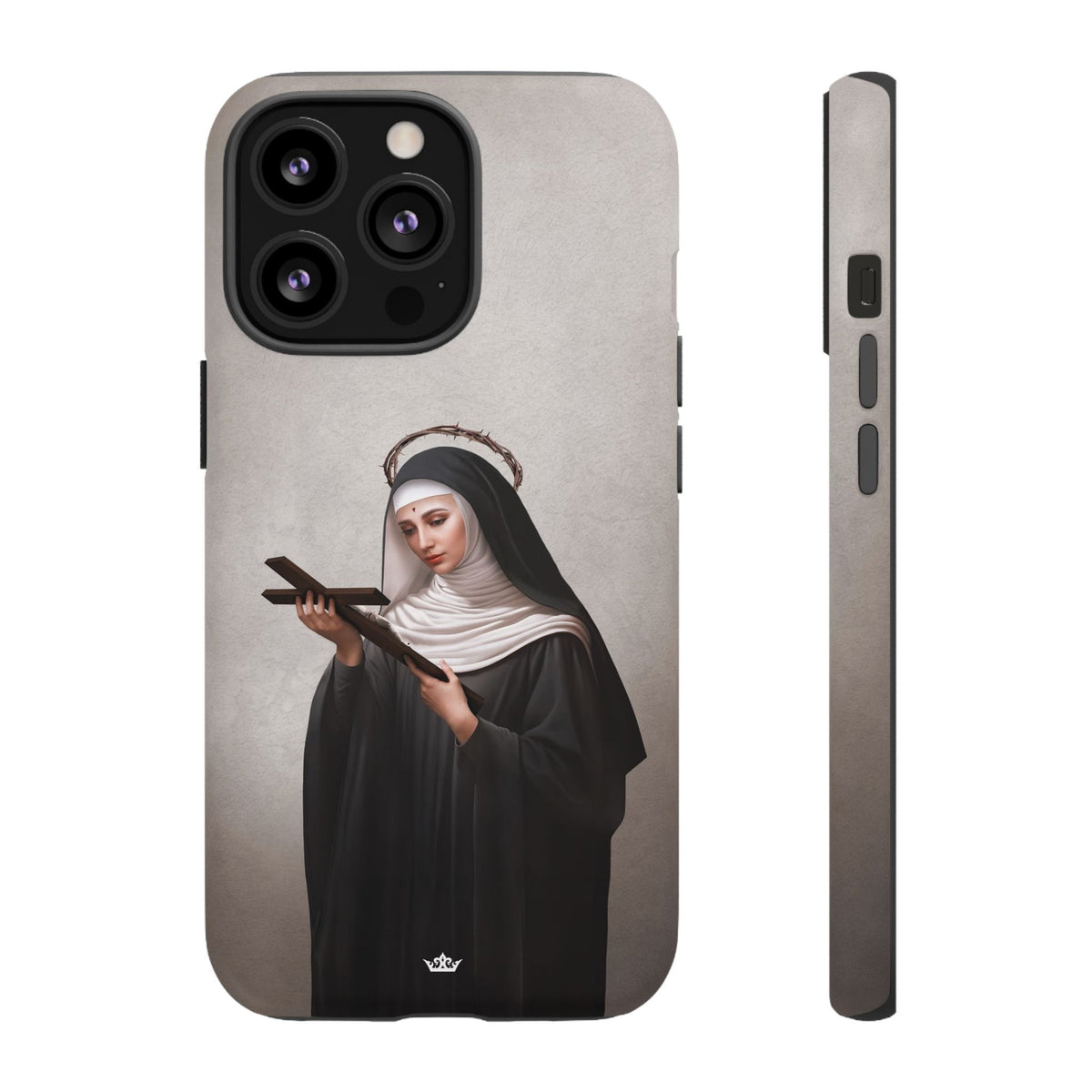 St. Rita of Cascia Hard Phone Case (Light) Copyright VENXARA