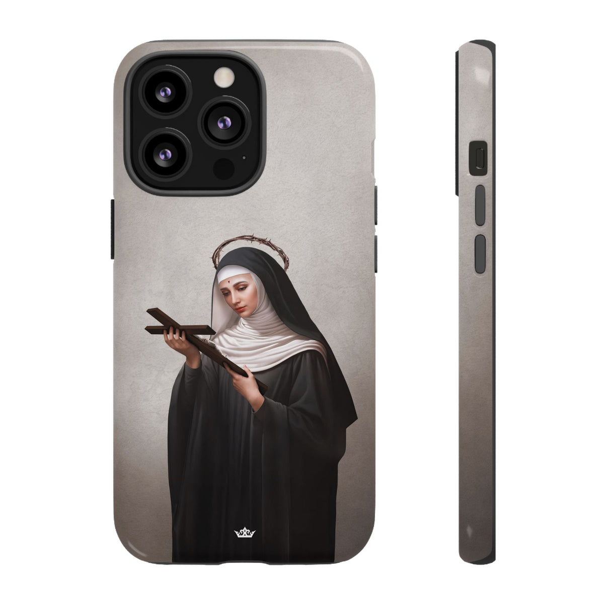 St. Rita of Cascia Hard Phone Case (Light) Copyright VENXARA