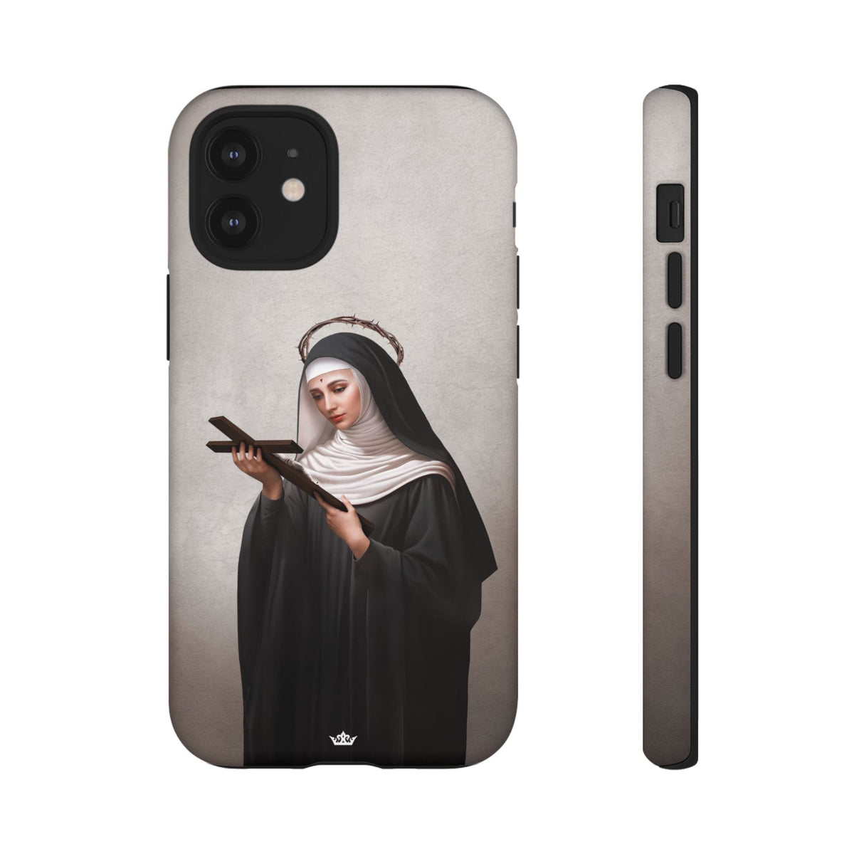 St. Rita of Cascia Hard Phone Case (Light) Copyright VENXARA