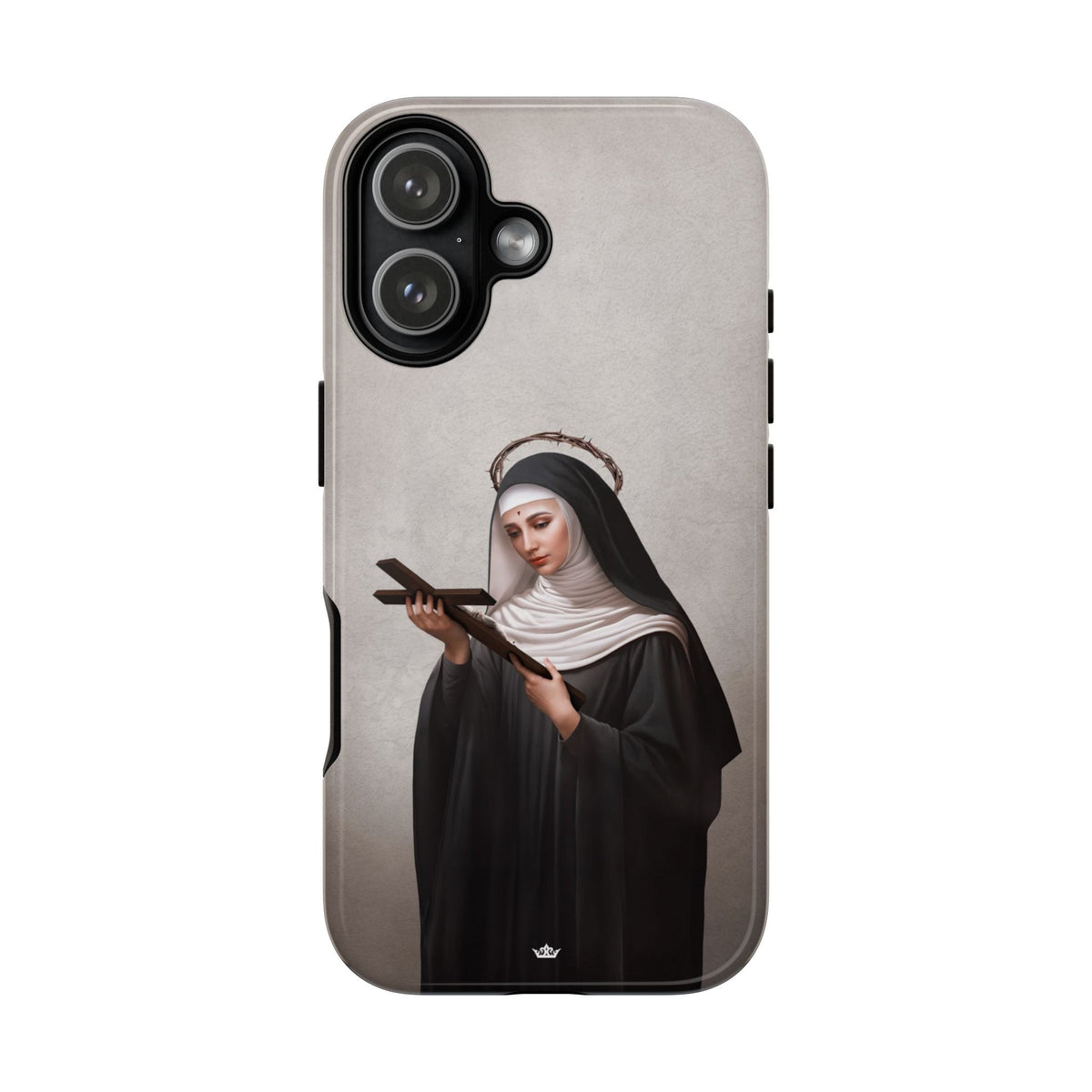 St. Rita of Cascia Hard Phone Case (Light) Copyright VENXARA