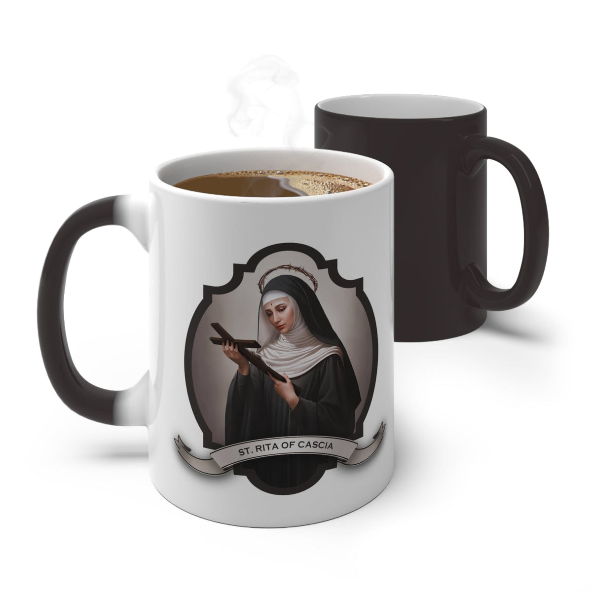 St. Rita of Cascia Transitional Mug Copyright VENXARA