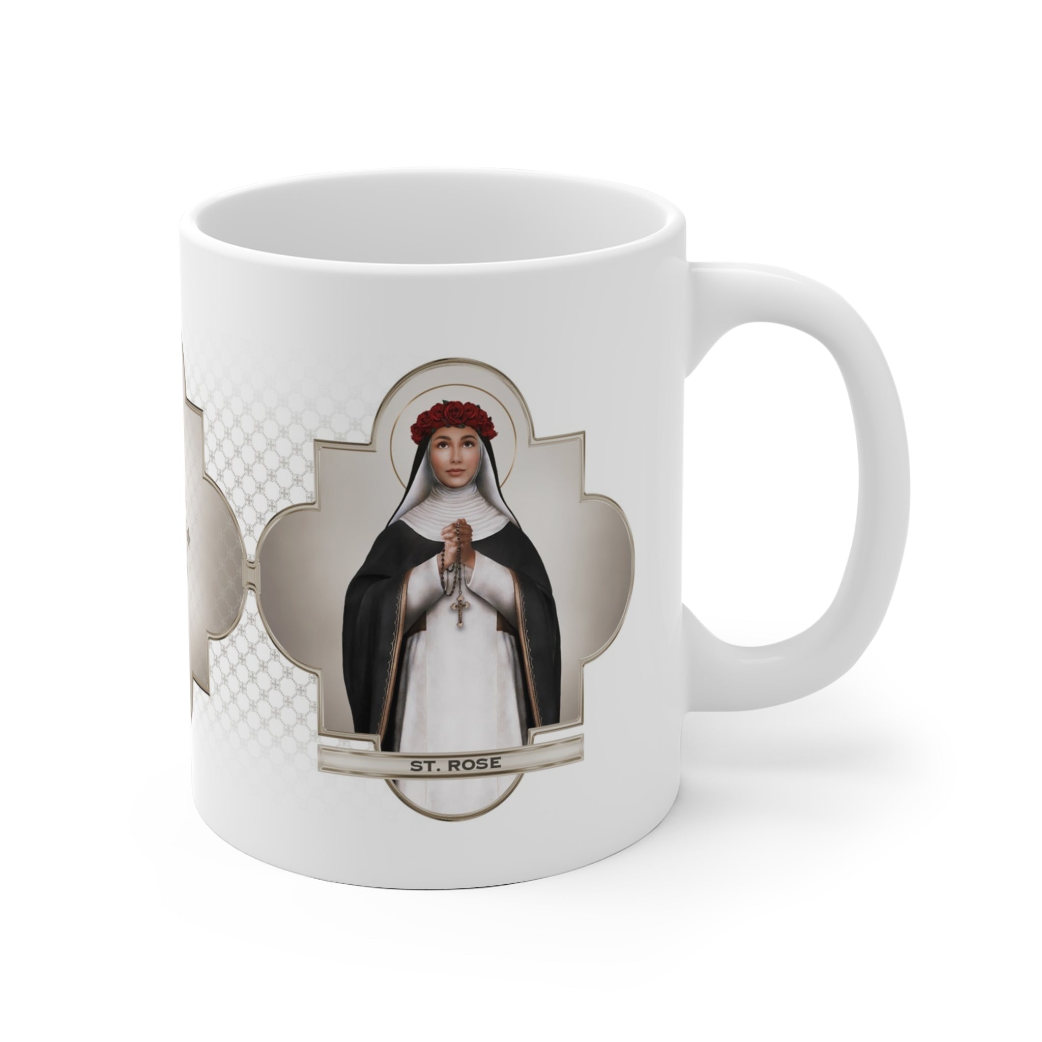 St. Rose of Lima Ceramic Mug - VENXARA®
