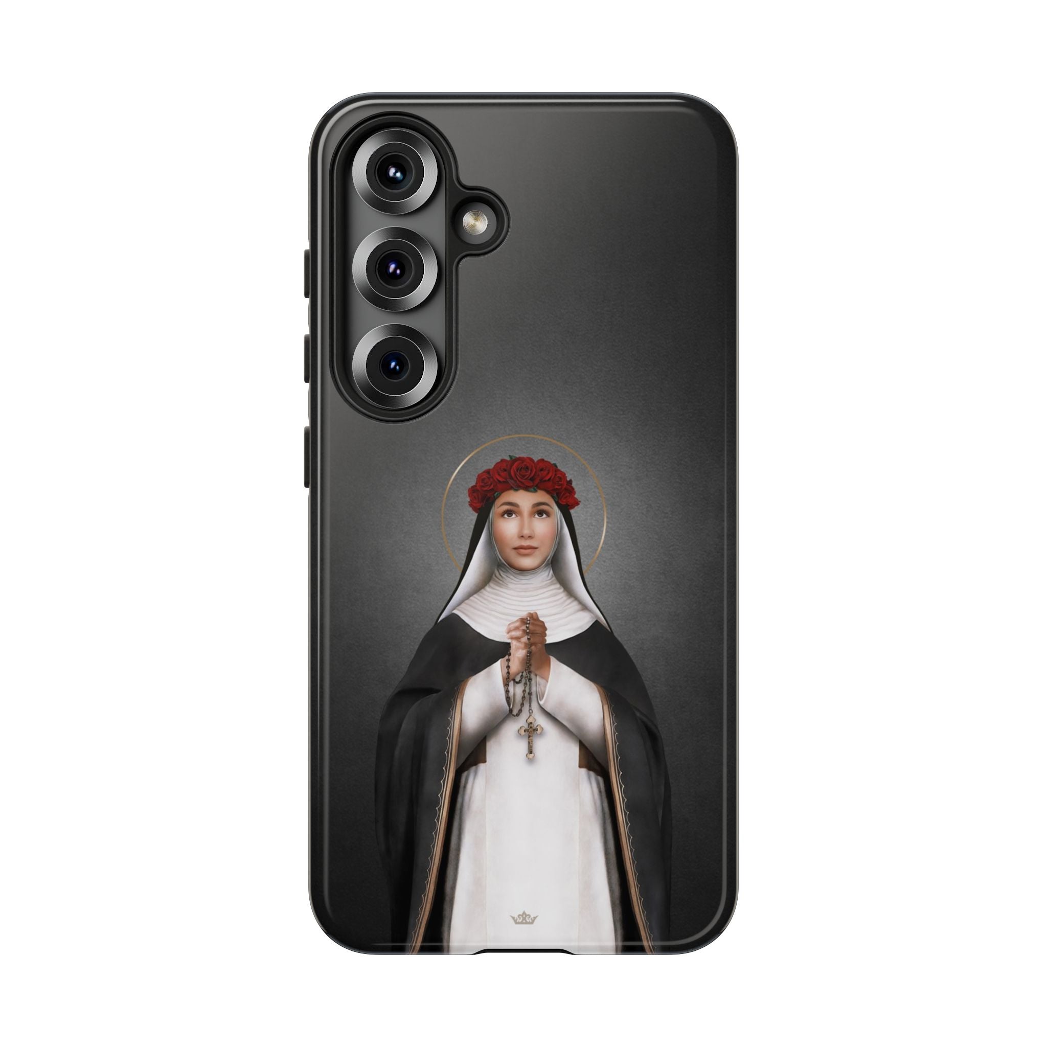 St. Rose of Lima Hard Phone Case (Dark) - VENXARA®