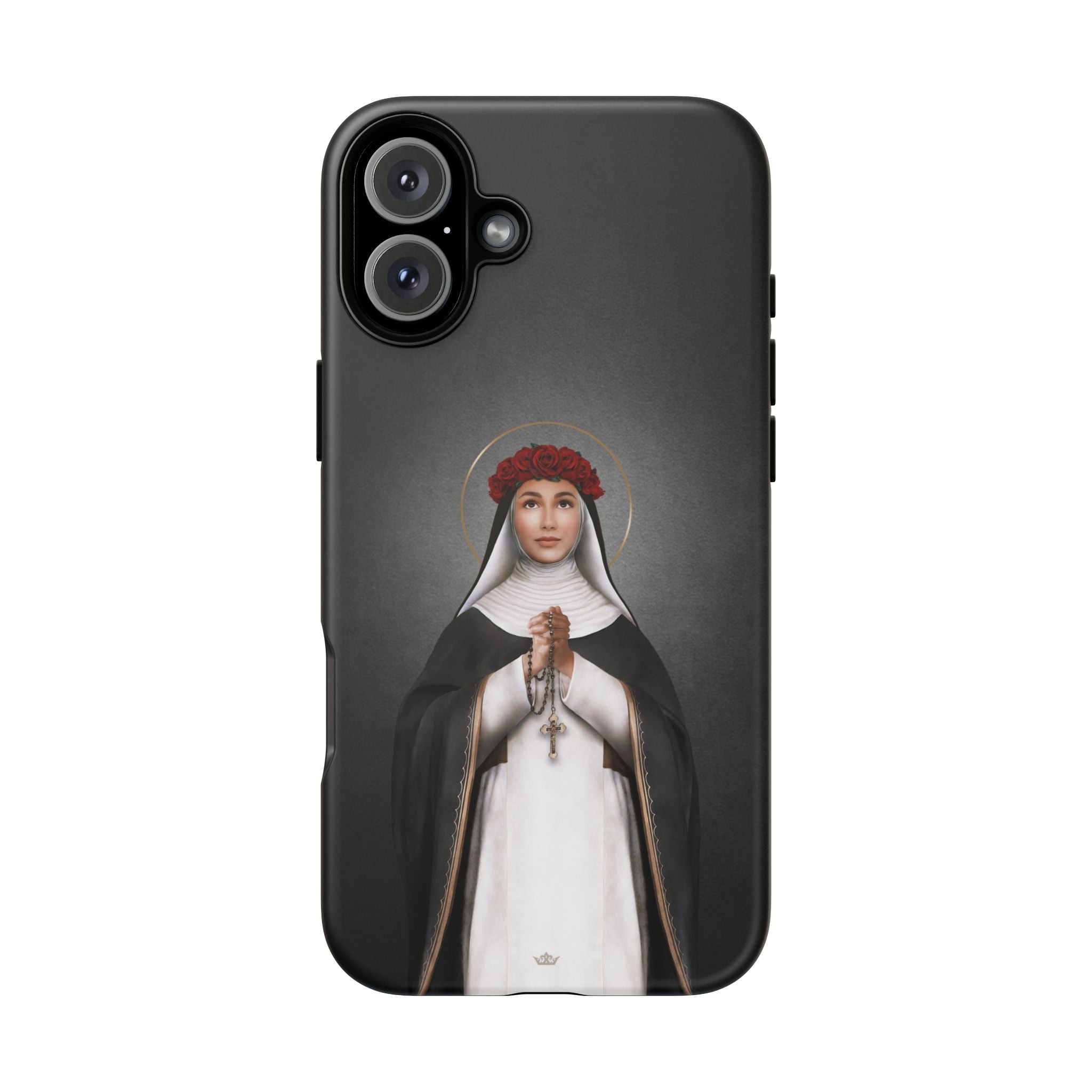 St. Rose of Lima Hard Phone Case (Dark) - VENXARA®