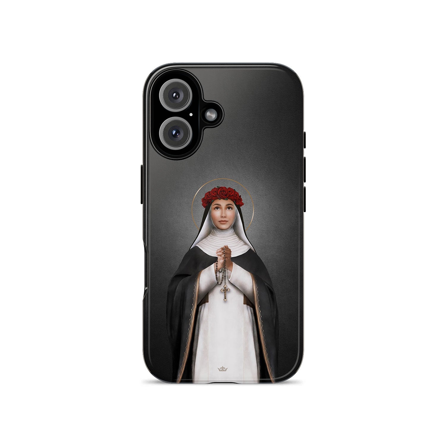 St. Rose of Lima Hard Phone Case (Dark) - VENXARA®