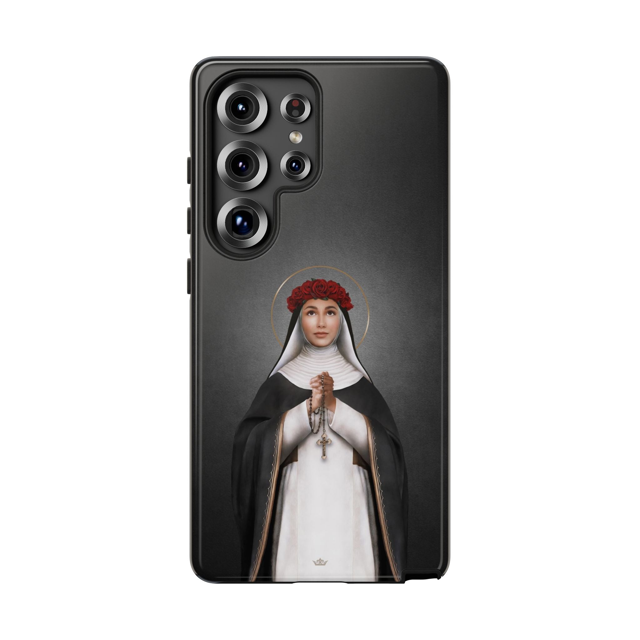 St. Rose of Lima Hard Phone Case (Dark) - VENXARA®
