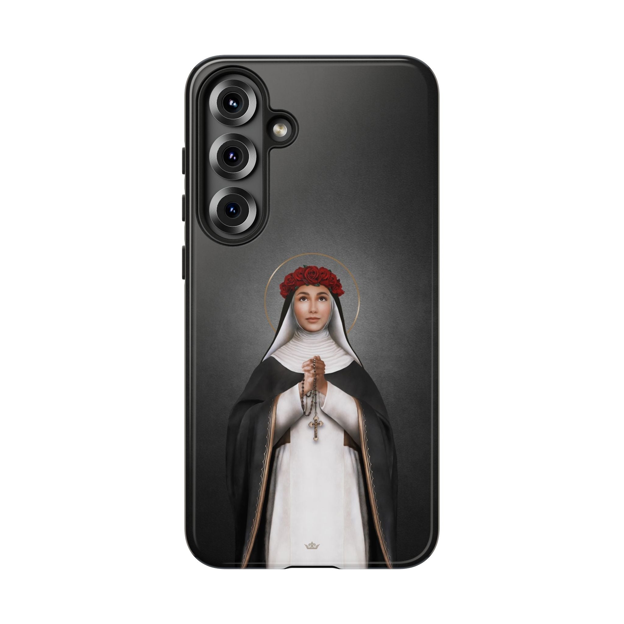 St. Rose of Lima Hard Phone Case (Dark) - VENXARA®