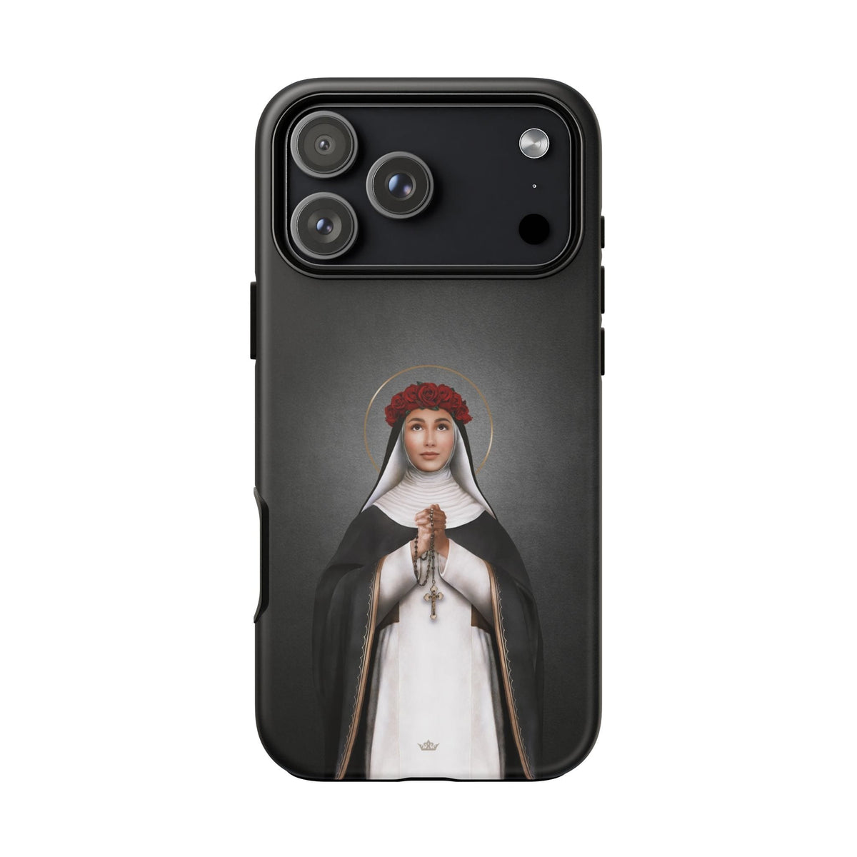St. Rose of Lima Hard Phone Case (Dark) Copyright VENXARA
