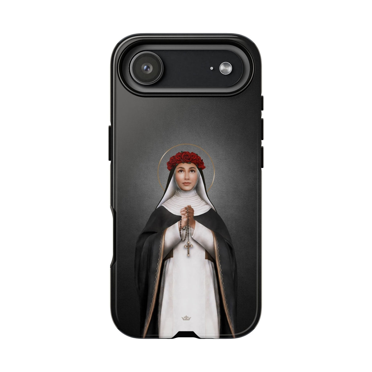 St. Rose of Lima Hard Phone Case (Dark) Copyright VENXARA