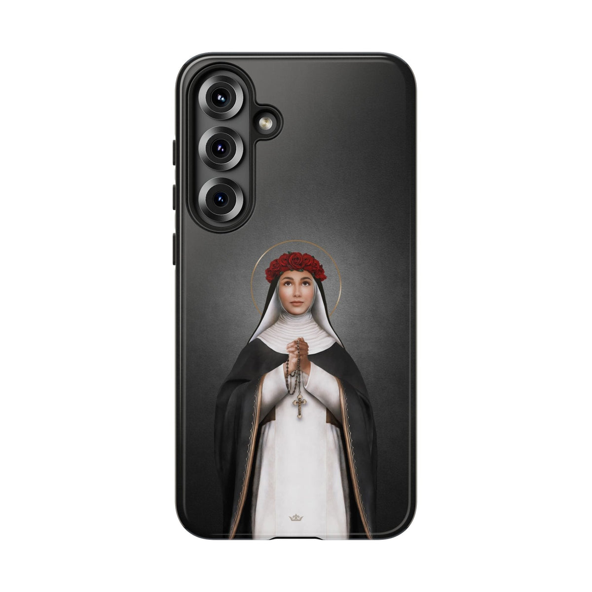 St. Rose of Lima Hard Phone Case (Dark) Copyright VENXARA