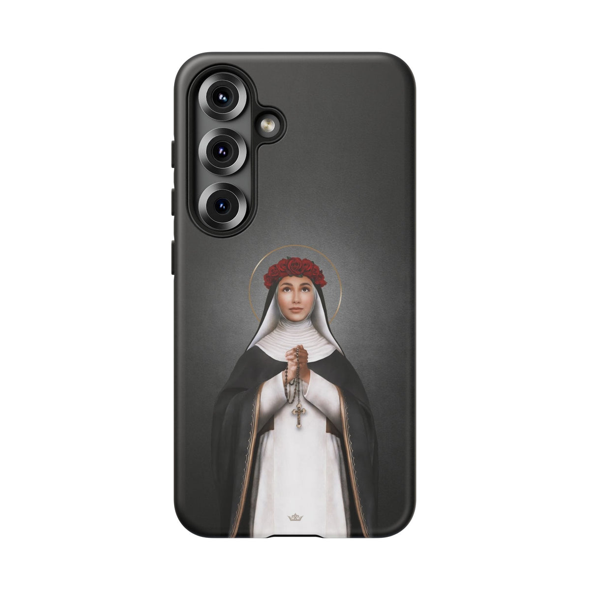 St. Rose of Lima Hard Phone Case (Dark) Copyright VENXARA