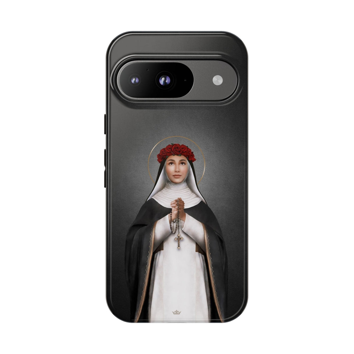 St. Rose of Lima Hard Phone Case (Dark) Copyright VENXARA