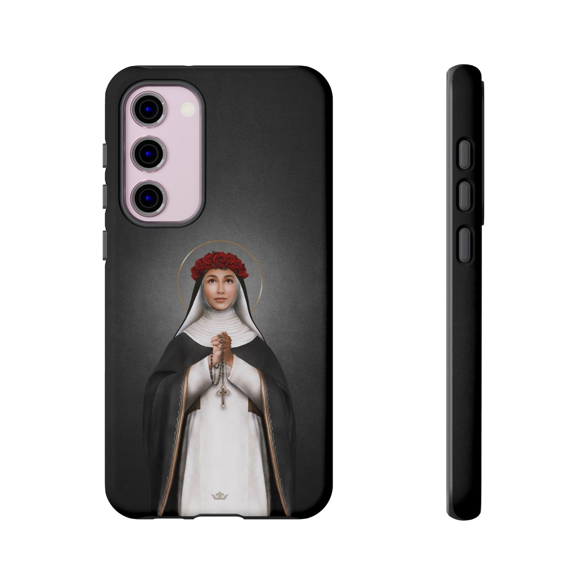 St. Rose of Lima Hard Phone Case (Dark) Copyright VENXARA