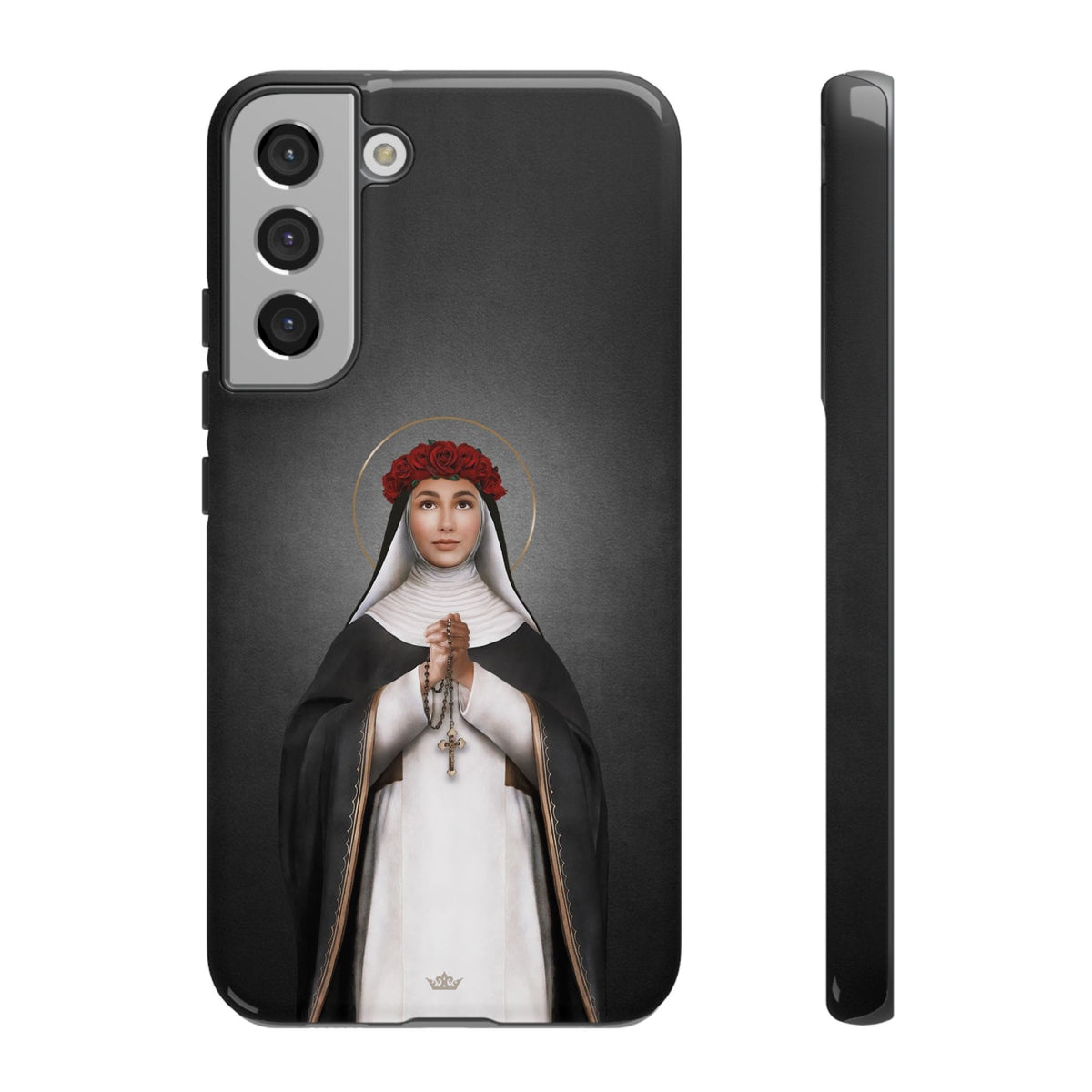 St. Rose of Lima Hard Phone Case (Dark) Copyright VENXARA