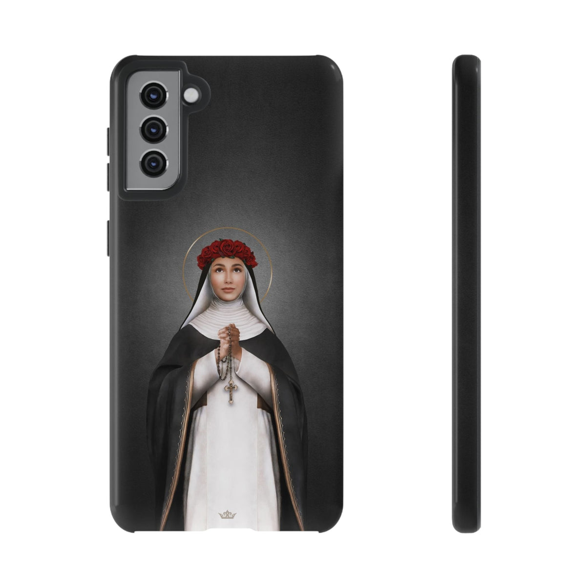 St. Rose of Lima Hard Phone Case (Dark) Copyright VENXARA