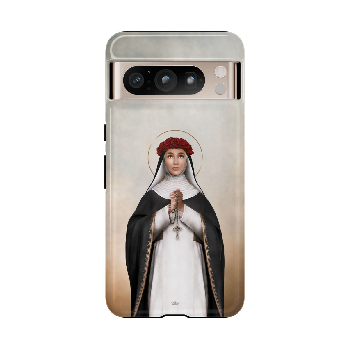 St. Rose of Lima Hard Phone Case (Light) Copyright VENXARA