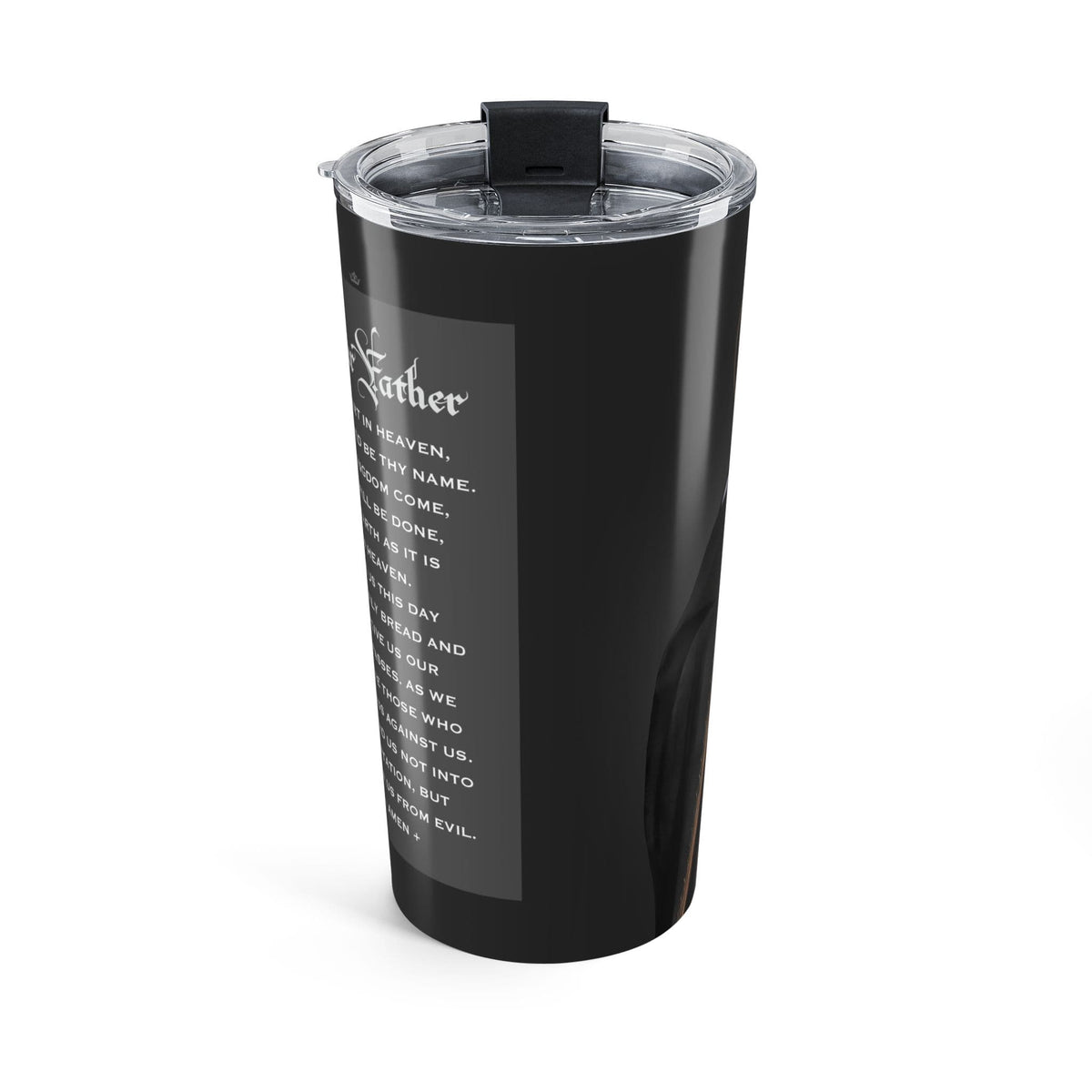 St. Rose of Lima Lord's Prayer Tumbler (Ash 20 oz) Copyright VENXARA