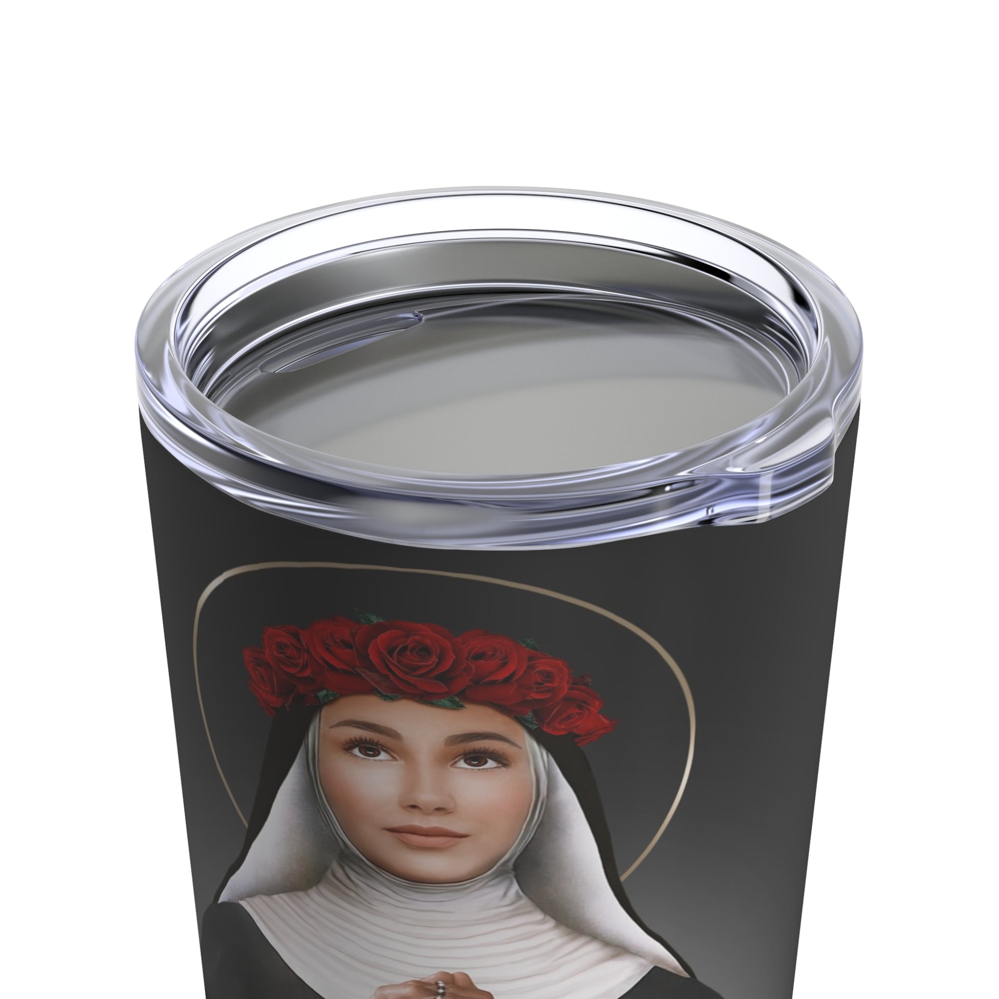 St. Rose of Lima Lord's Prayer Tumbler 20 oz. (Ash) - VENXARA®