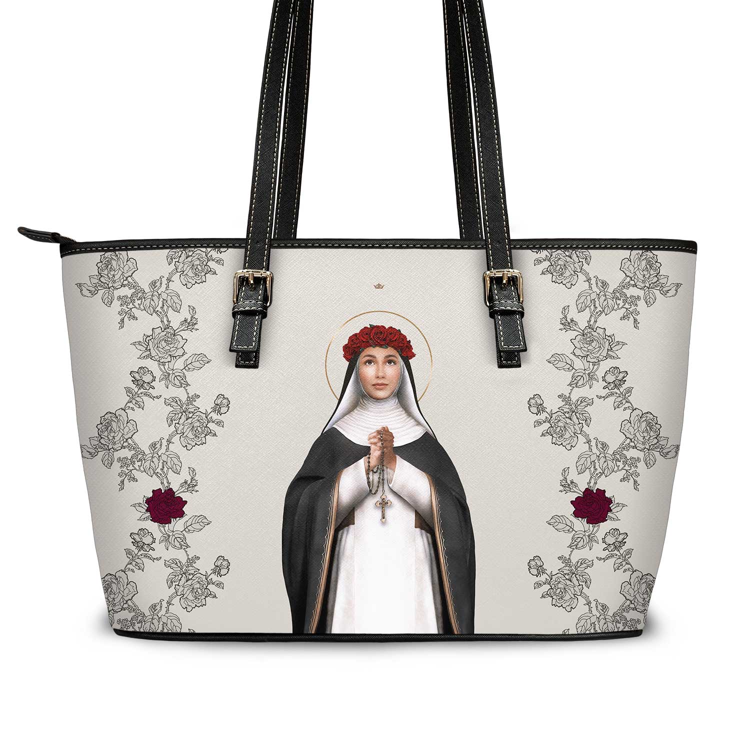 St. Rose of Lima Tote Bag (Sand) - VENXARA®