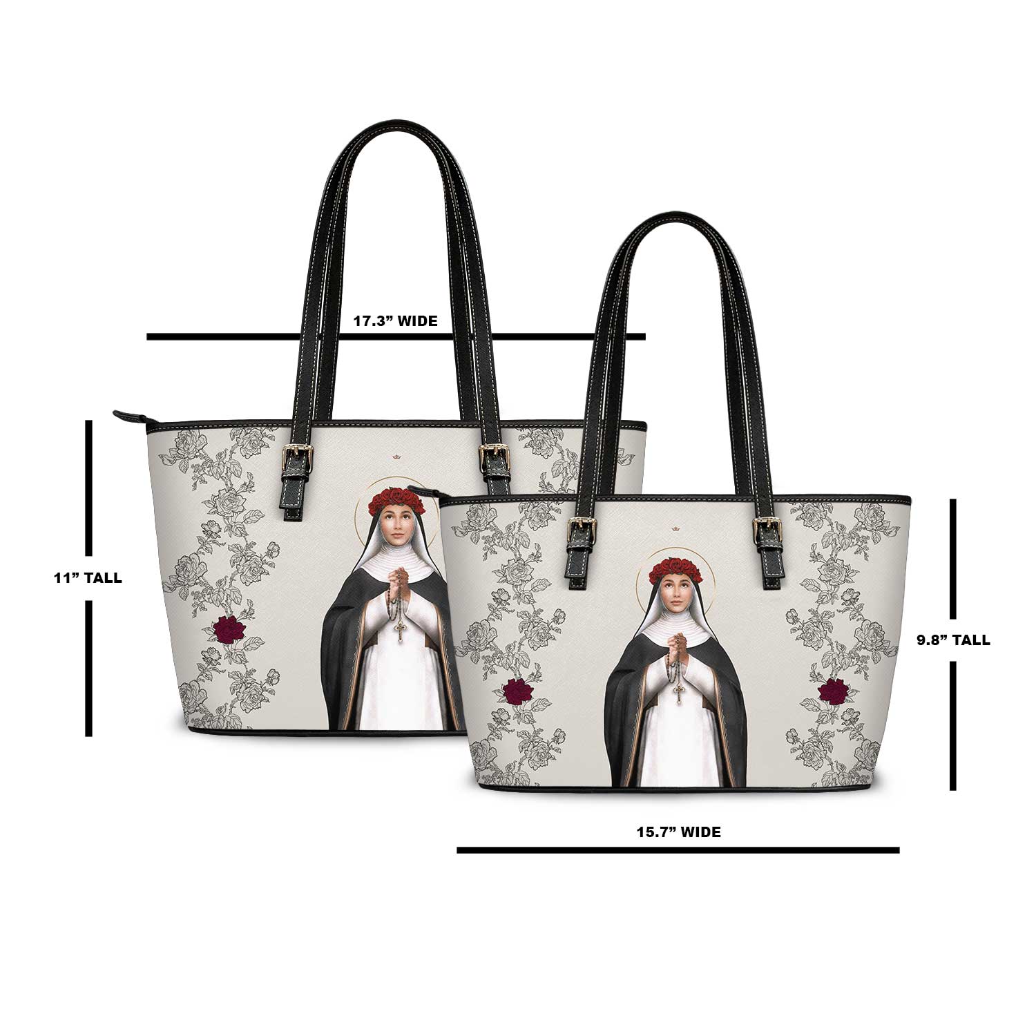 St. Rose of Lima Tote Bag (Sand) - VENXARA®