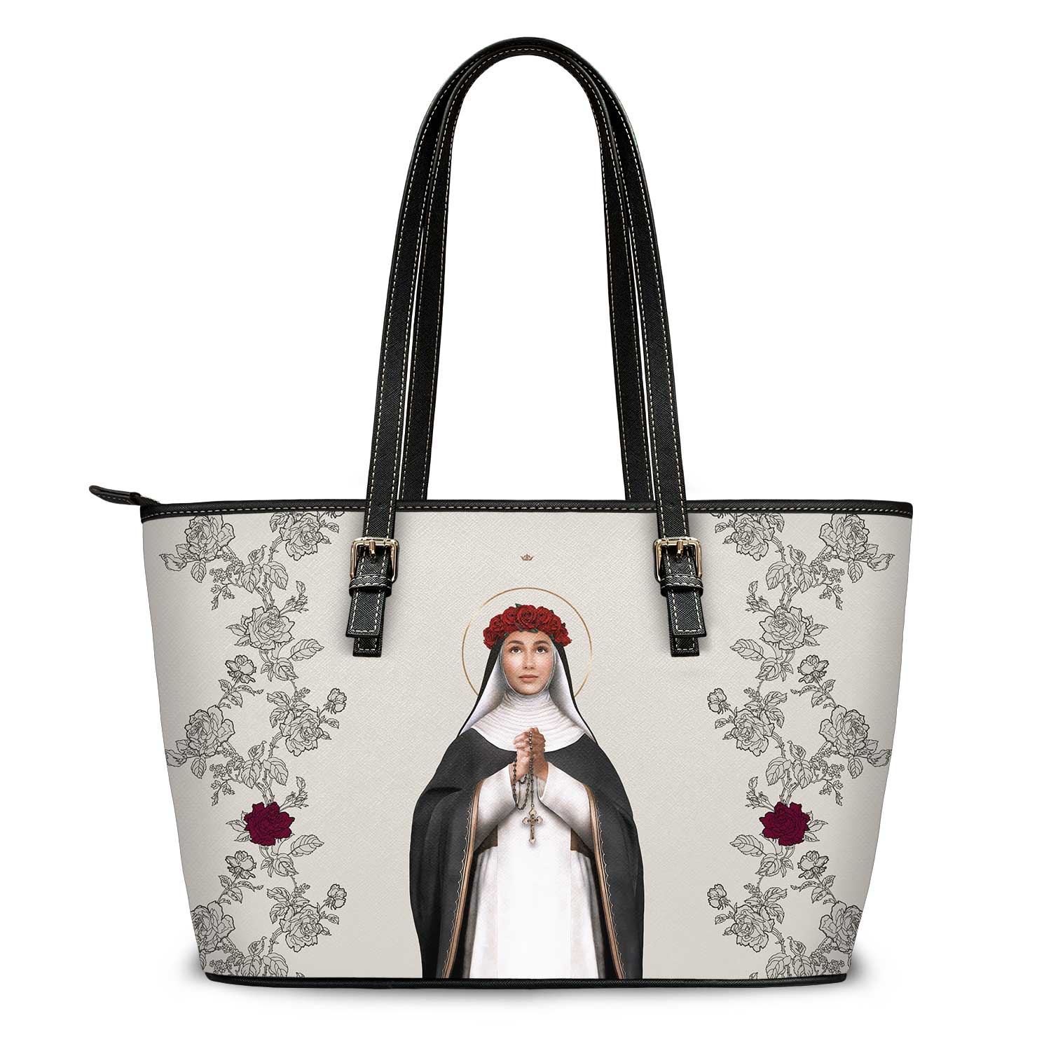 St. Rose of Lima Tote Bag (Sand) - VENXARA®