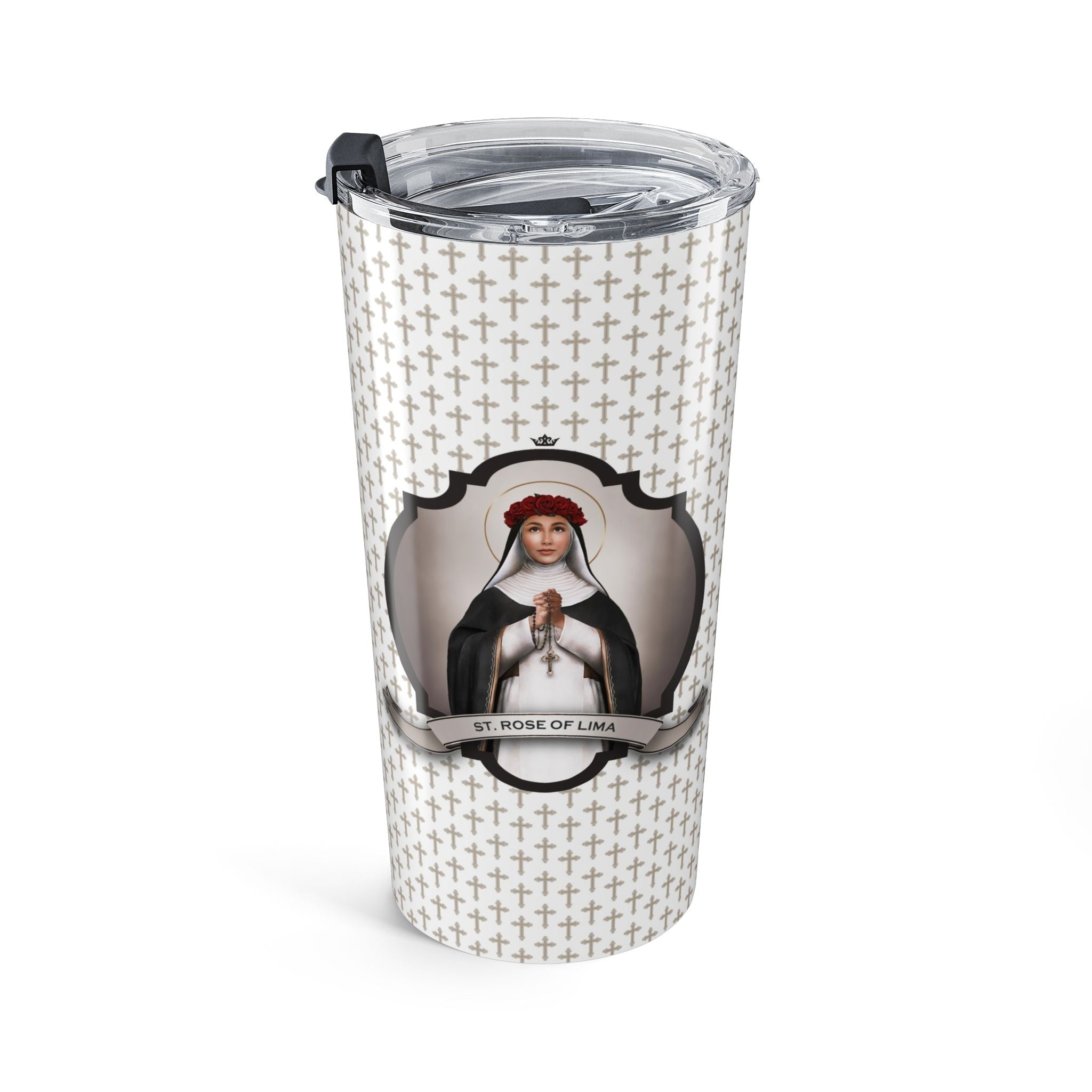 St. Rose of Lima Tumbler (Crosses 20 oz) - VENXARA
