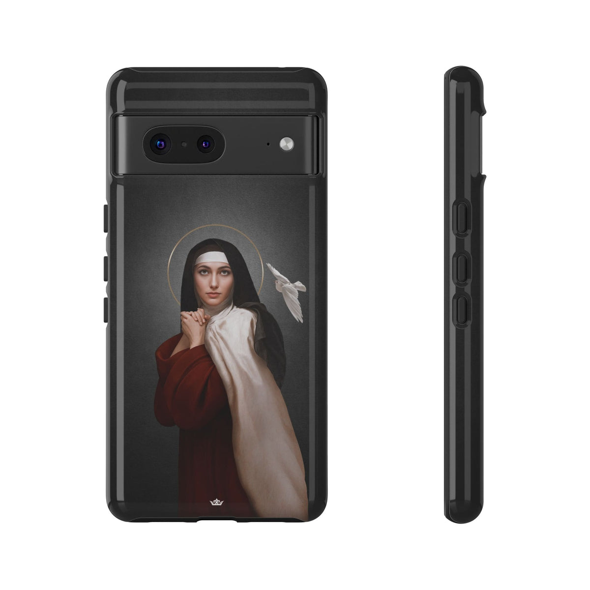 St. Teresa of Avila Hard Phone Case (Dark) Copyright VENXARA