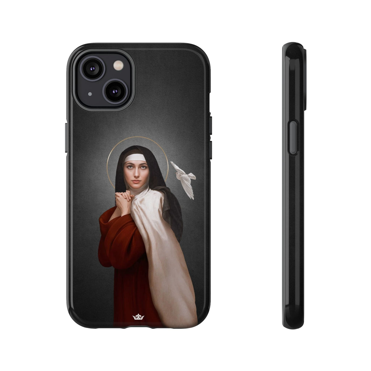 St. Teresa of Avila Hard Phone Case (Dark) Copyright VENXARA