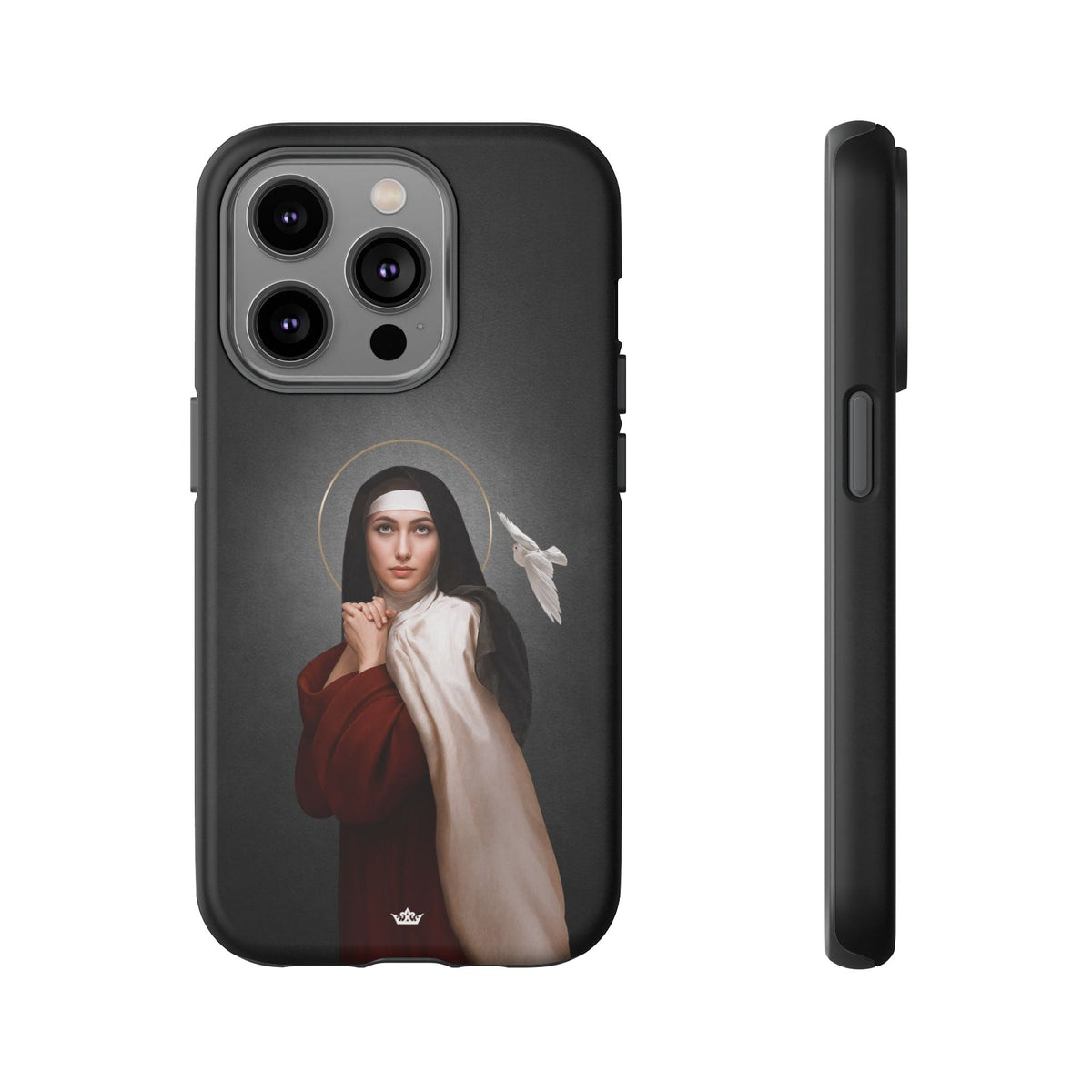 St. Teresa of Avila Hard Phone Case (Dark) Copyright VENXARA
